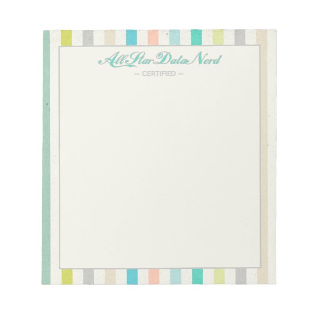 Notepad - All Star Data Nerd v. 2 (Front)