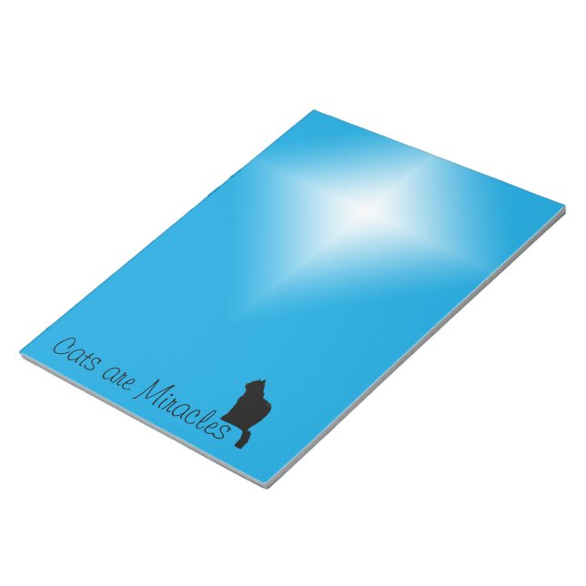 Notepad - Cats are Miracles (Angled)