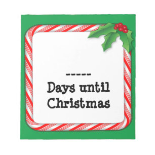 Notepad - Count the Days Until Christmas