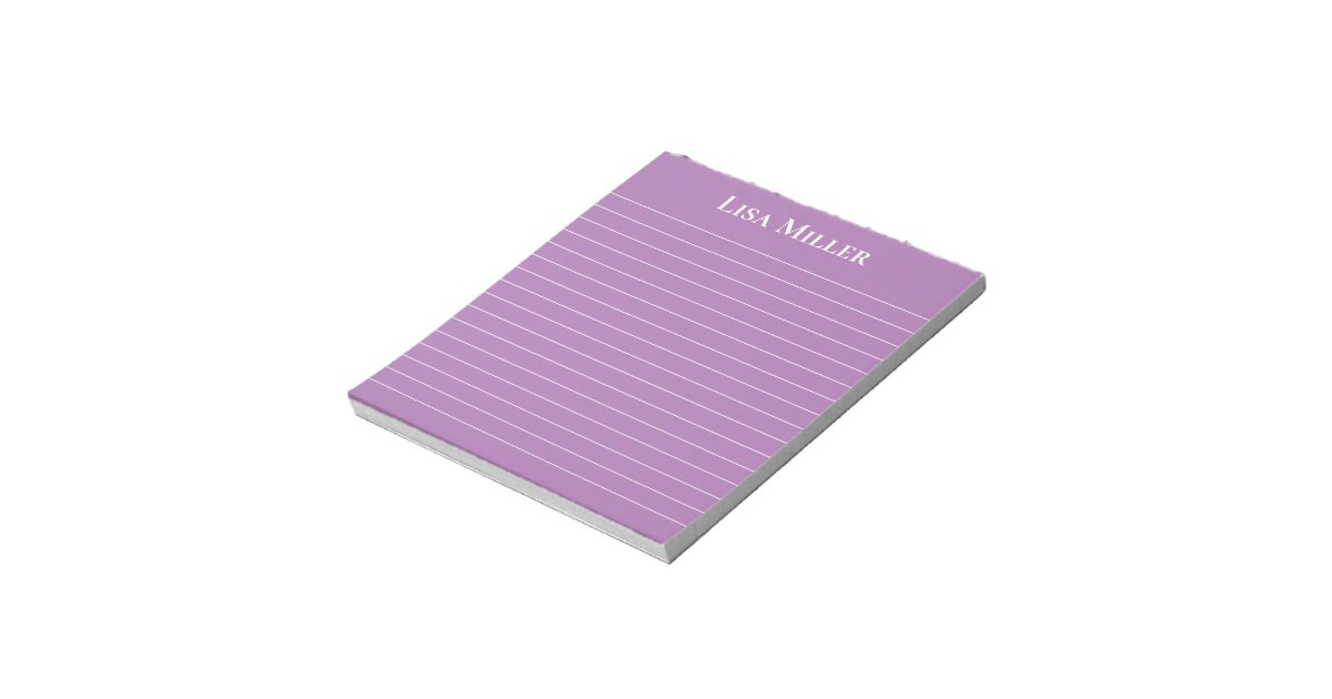 NotepadCustom Name Notepad Zazzle