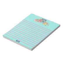 Notepad (Floral Blue-Notes) RFPMDesigns ©️2024