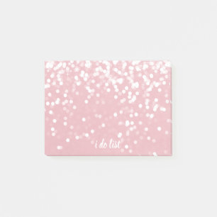 Notepad - i do list Sparkling Pink