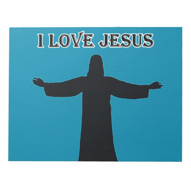 Notepad  i love jesus (Front)