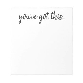 Notepad - Inspiration you've got this