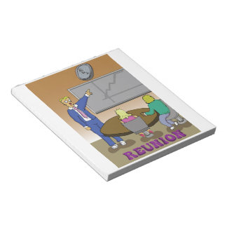 Notepad - reunion cover (Bloco de botas - reunião)