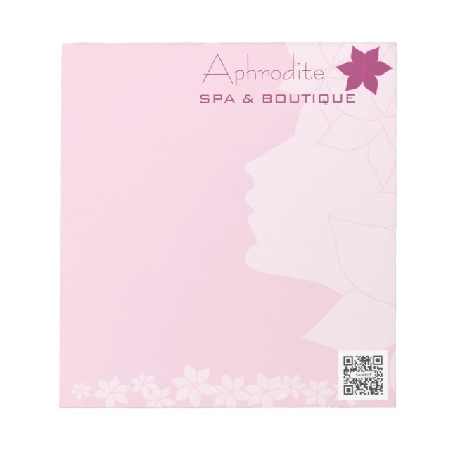 Notepad Template Aphrodite Spa & Boutique (Front)