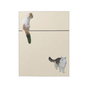 Notepad - Two Cats and a Line