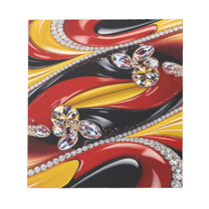 Notepad with Belgian Colours Modern Design