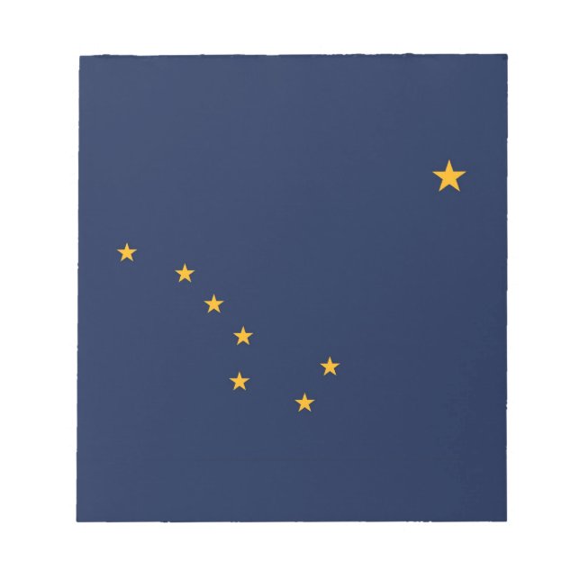 Notepad with Flag of Alaska State (Front)