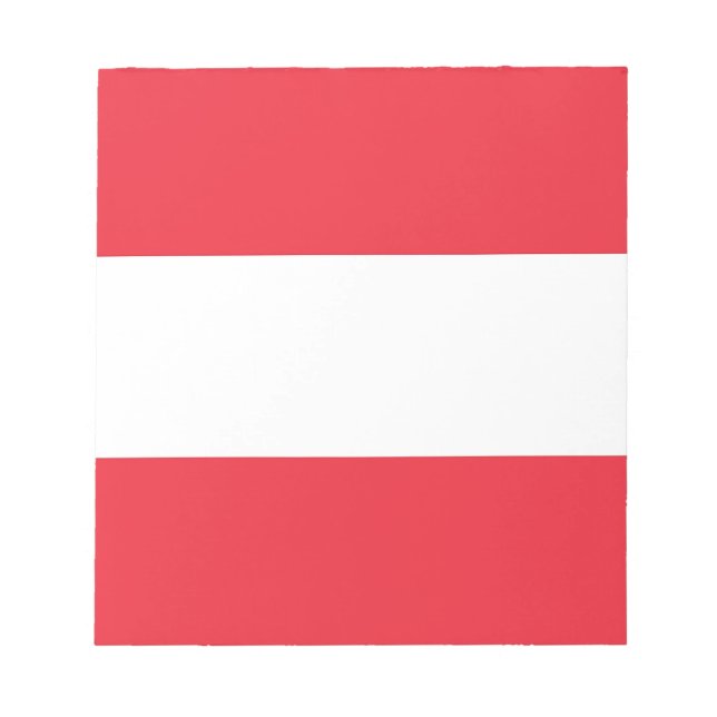 Notepad with Flag of Austria (Front)