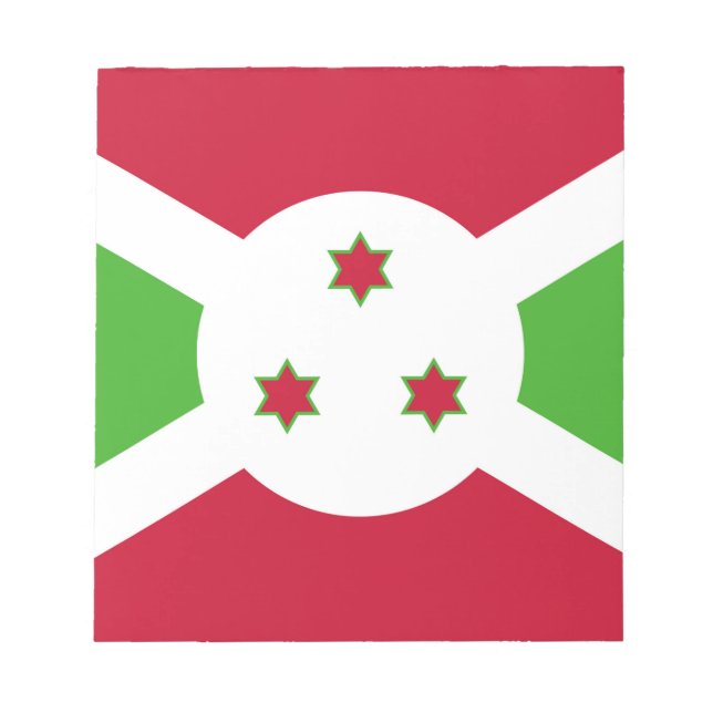 Notepad with Flag of Burundi (Front)