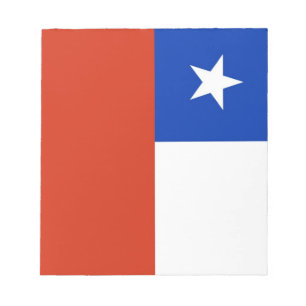 Notepad with Flag of Chile