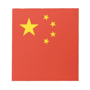 Notepad with Flag of China