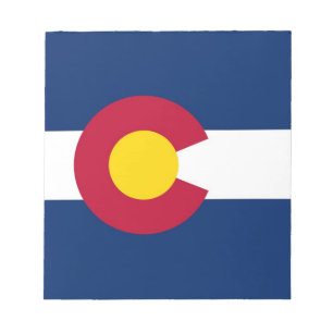 Notepad with Flag of Colorado State