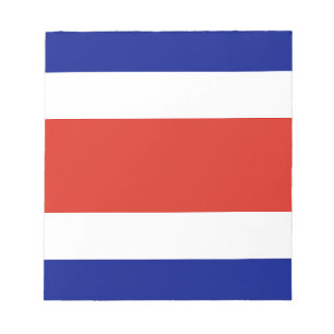Notepad with Flag of Costa Rica