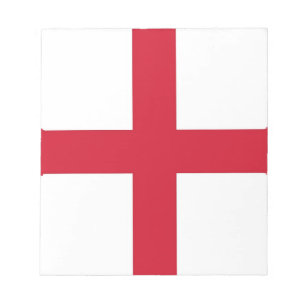 Notepad with Flag of England