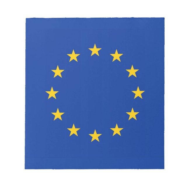 Notepad with Flag of European Union (Front)