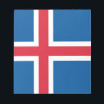 Notepad with Flag of Iceland<br><div class="desc">Stay organised and show off your Icelandic pride with this stylish notepad featuring the Flag of Iceland! Perfect for jotting down notes, to-do lists, reminders, or creative ideas, this patriotic notepad brings a bold and inspiring touch to your daily tasks. The Icelandic flag design stands out beautifully on the cover,...</div>