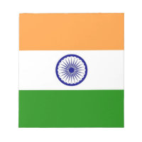 Notepad with Flag of India