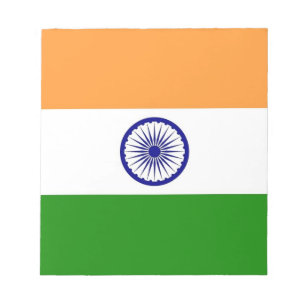 Notepad with Flag of India