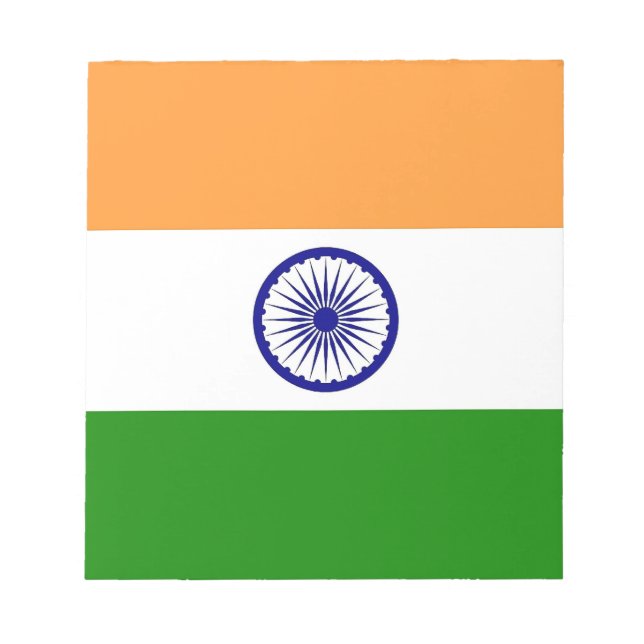 Notepad with Flag of India (Front)