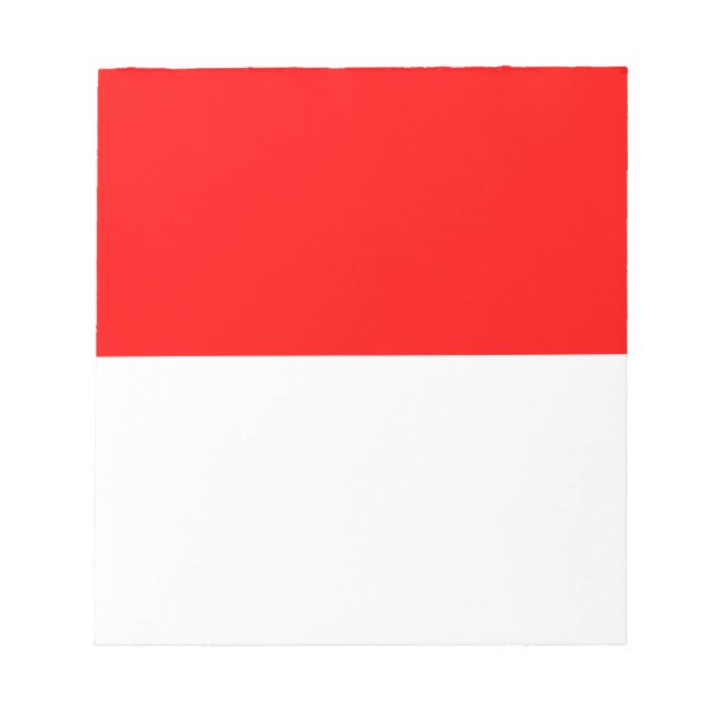 Notepad with Flag of Indonesia (Front)