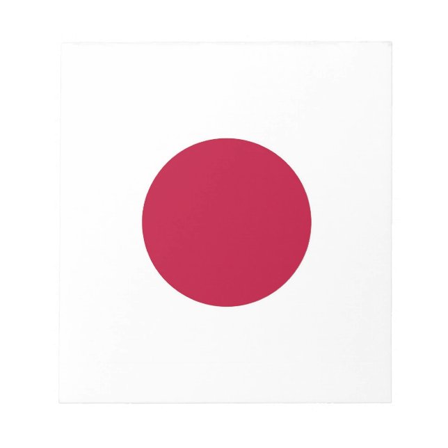 Notepad with Flag of Japan (Front)