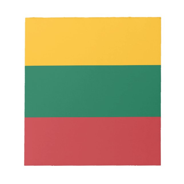 Notepad with Flag of Lithuania (Front)
