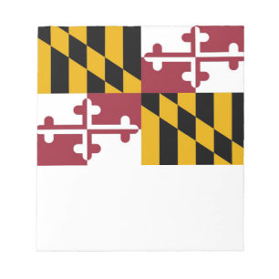 Notepad with Flag of Maryland State