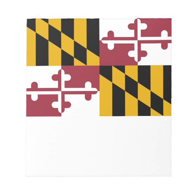 Notepad with Flag of Maryland State (Front)