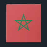 Notepad with Flag of Morocco<br><div class="desc">Add a touch of Moroccan pride to your stationery collection with our exclusive notepad featuring the flag of Morocco! Crafted with meticulous attention to detail, this notepad is more than just a functional item; it’s a celebration of Morocco’s rich heritage and cultural pride. The vibrant design prominently displays the iconic...</div>
