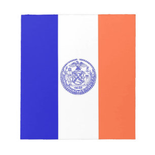 Notepad with Flag of New York City