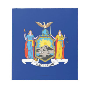 Notepad with Flag of New York State