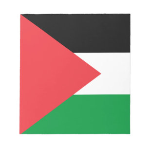 Notepad with Flag of Palestine
