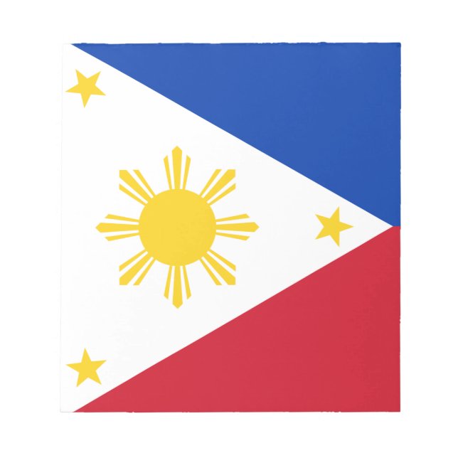 Notepad with Flag of Philippines (Front)