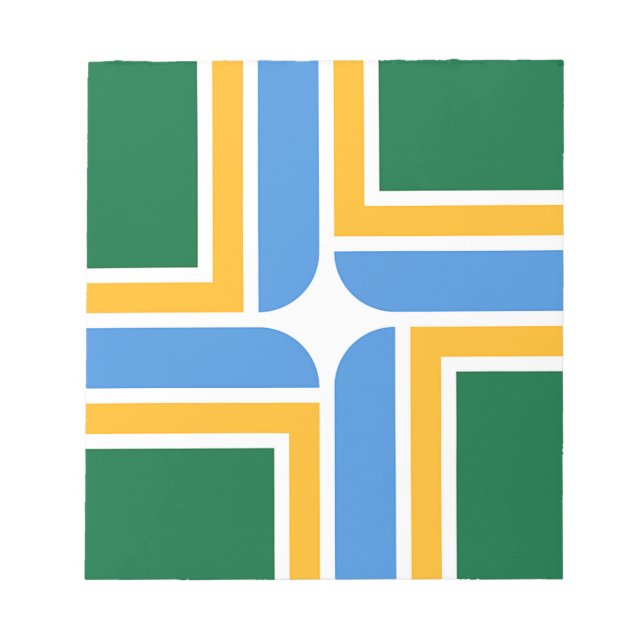 Notepad with Flag of Portland City, USA (Front)