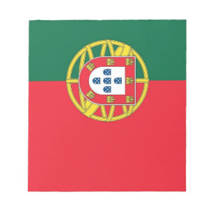 Notepad with Flag of Portugal