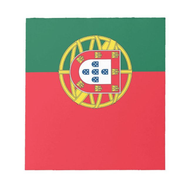 Notepad with Flag of Portugal (Front)