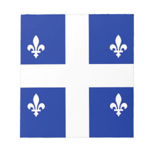 Notepad with Flag of Quebec, Canada