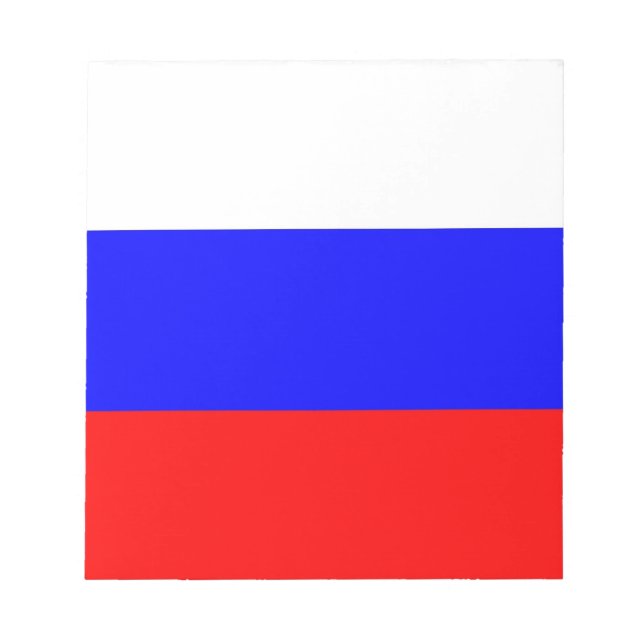 Notepad with Flag of Russia (Front)