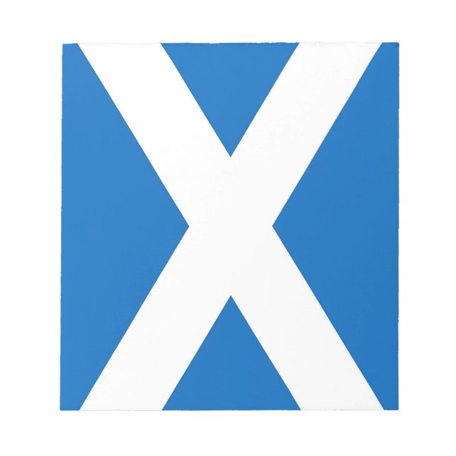 Notepad with Flag of Scotland (Front)