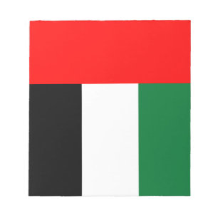 Notepad with Flag of United Arab Emirates