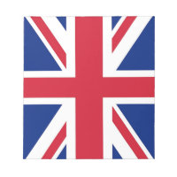 Notepad with Flag of United Kingdom