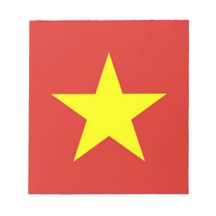Notepad with Flag of Vietnam