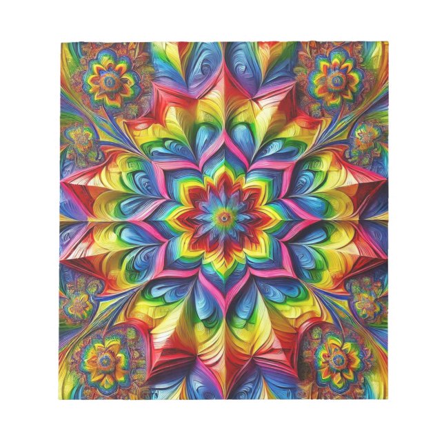 Notepad with LGBTQ Colours Modern Design (Front)