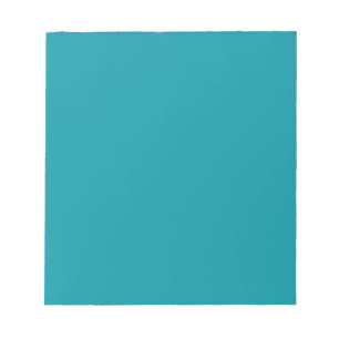 Notepad with Medium Teal Green Background