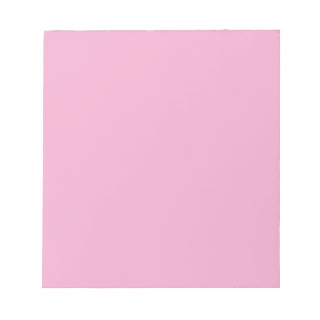 Notepad with Pastel Pink Background (Front)