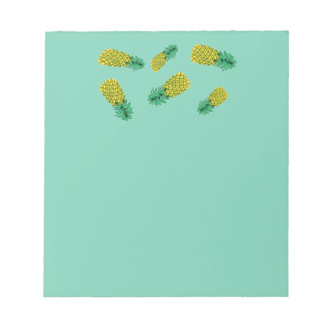 Notepad with Pineapple Pattern (Front)