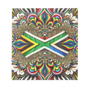 Notepad with South African Colours Modern Design