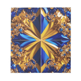 Notepad with Sweden Colours Modern Design